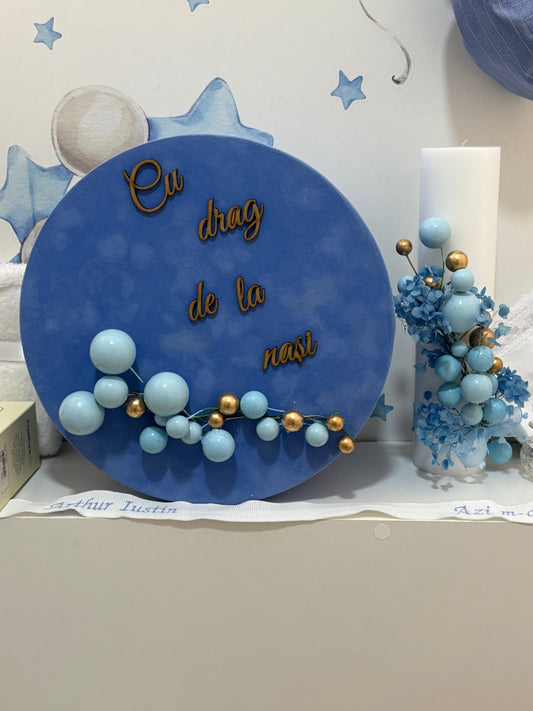 Set de botez, blue, băiat